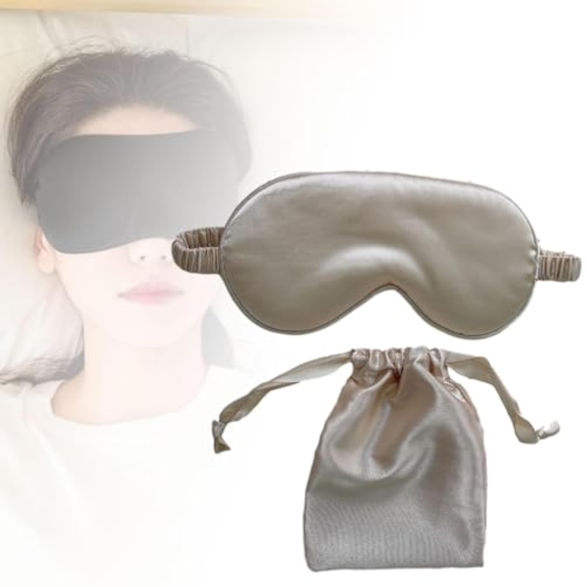 Simulated Silk Sleep Mask, Smooth Travel Sleep Cover for Kids